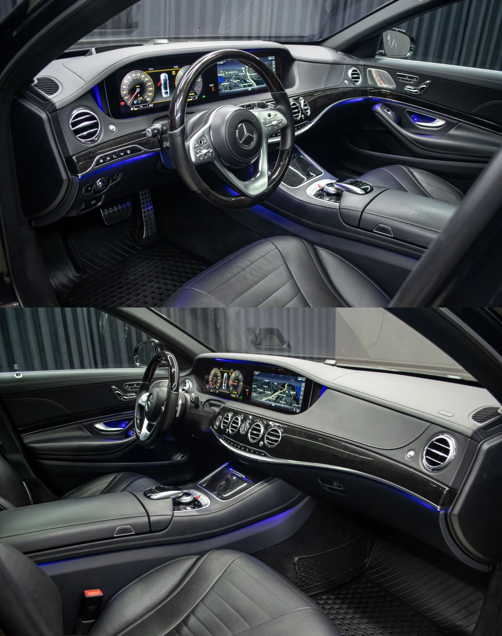 Mercedes-Benz S 350 d/4Matic/AMG/Long/Реален пробег/Сервизна история - изображение 6