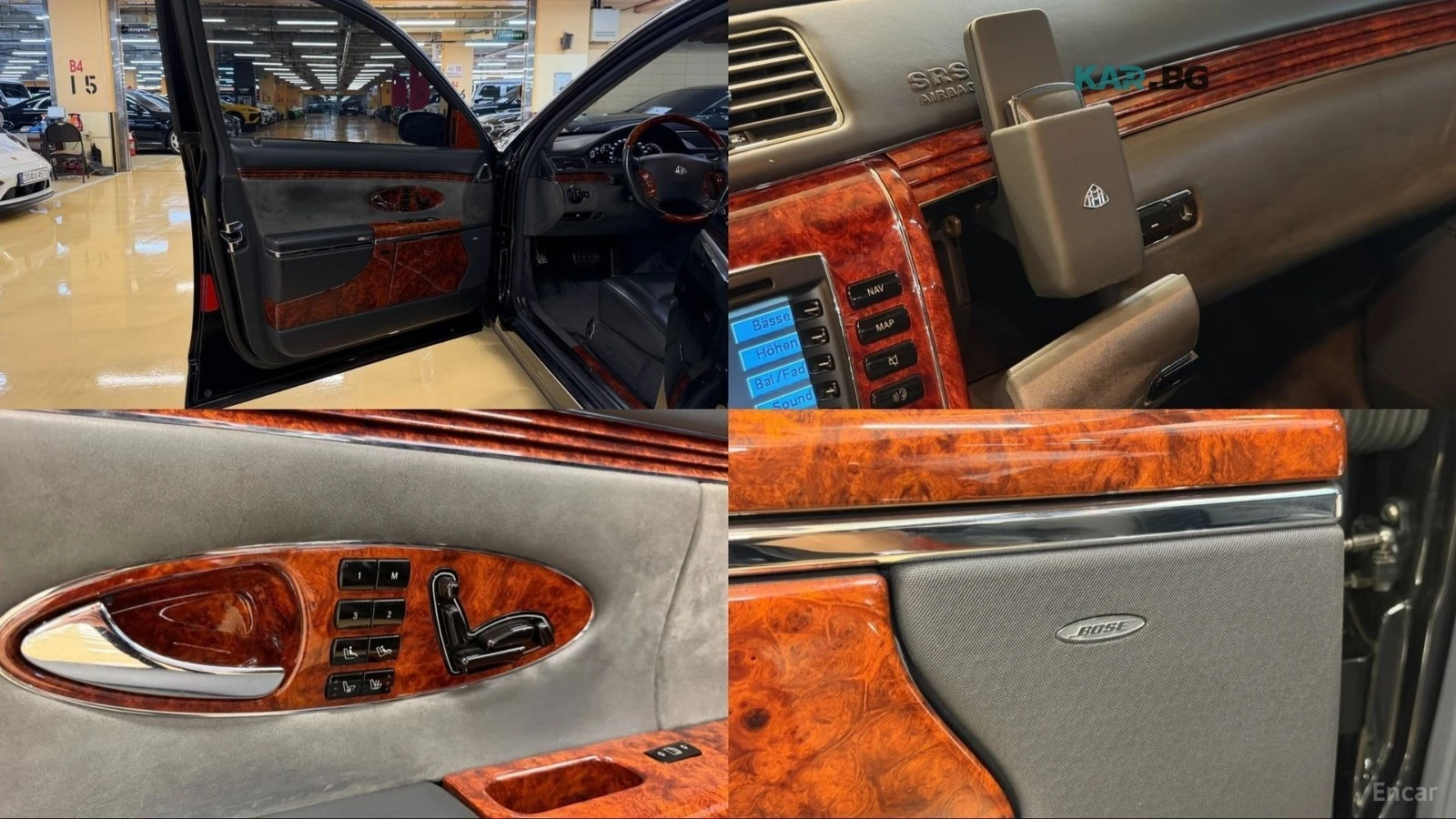 Maybach 62 1ST GEN* V12* TV* BOSE* ������* �����* FULL*  | Mobile.bg � ����������� 15
