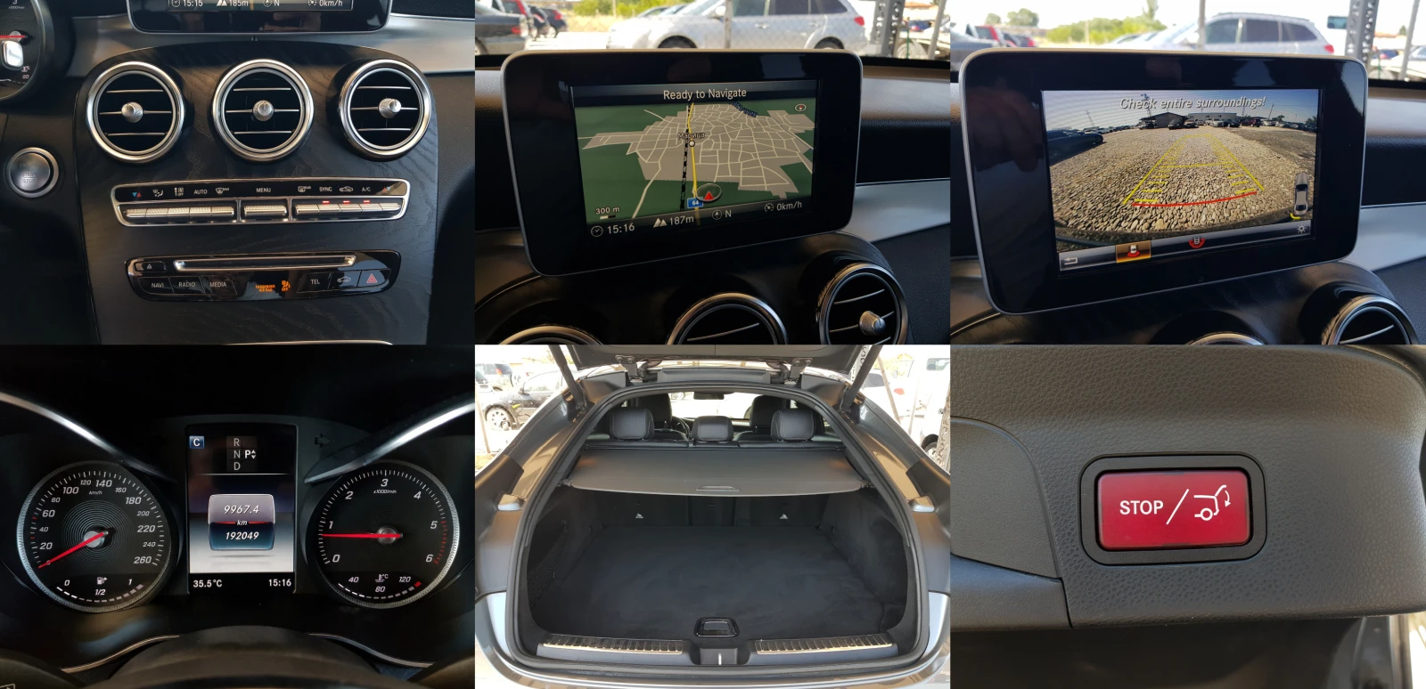 Mercedes-Benz GLC 250 D 4matic AMG КУПЕ /07/2019г. ЛИЗИНГ, снимка 13 - Автомобили и джипове - 55571371