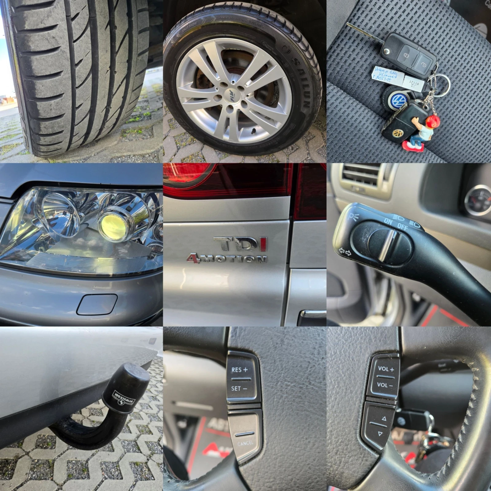 VW Sharan 1.9TDI-116кс= 4х4= 7МЕСТА= BUSSINES= КСЕНОН= FACE, снимка 17 - Автомобили и джипове - 54181022