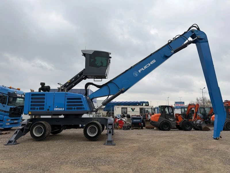 Багер Fuchs MHL 350 МАГНИТЕН ГЕНЕРАТОР, снимка 13 - Индустриална техника - 52671395