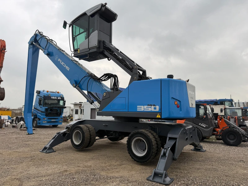 Багер Fuchs MHL 350 МАГНИТЕН ГЕНЕРАТОР, снимка 8 - Индустриална техника - 52671395