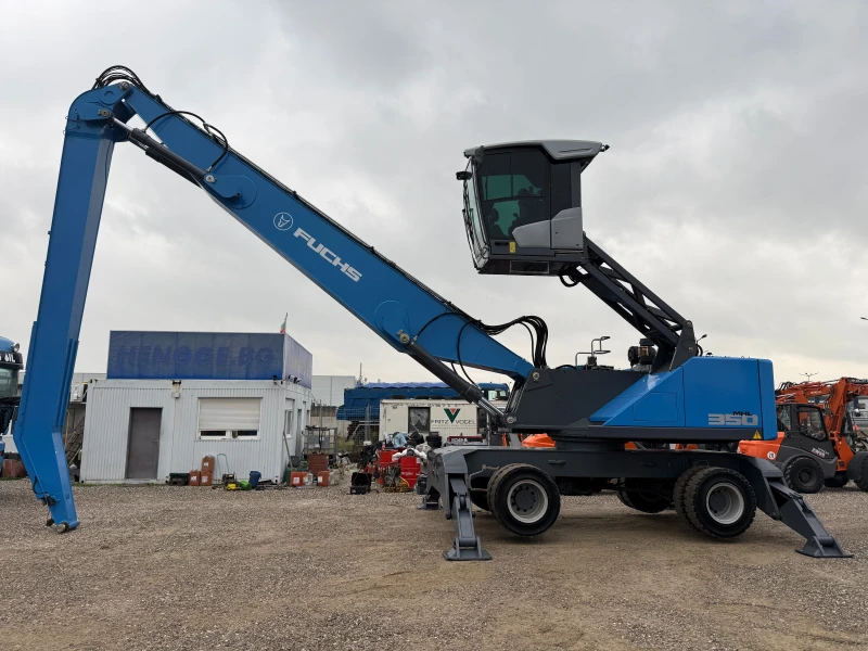 Багер Fuchs MHL 350 МАГНИТЕН ГЕНЕРАТОР, снимка 2 - Индустриална техника - 52671395