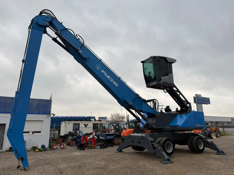 Багер Fuchs MHL 350 МАГНИТЕН ГЕНЕРАТОР, снимка 4 - Индустриална техника - 52671395