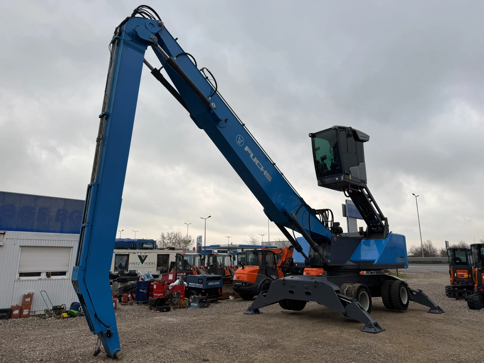 Багер Fuchs MHL 350 МАГНИТЕН ГЕНЕРАТОР - изображение 5