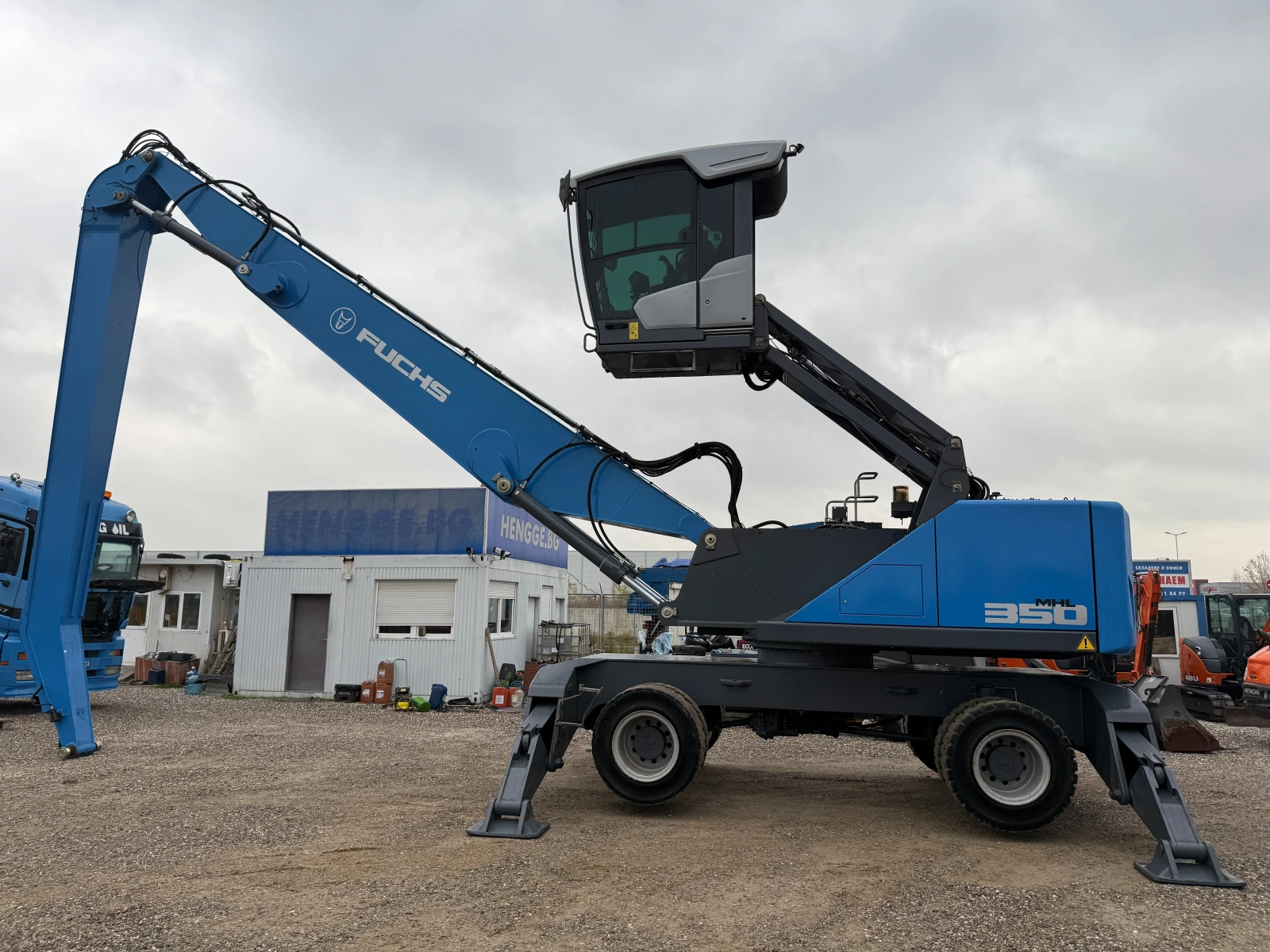 Багер Fuchs MHL 350 МАГНИТЕН ГЕНЕРАТОР - изображение 6