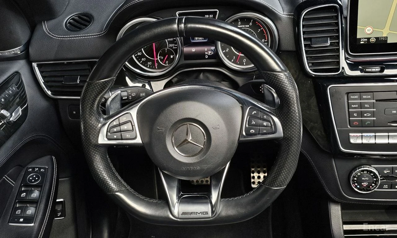 Mercedes-Benz GLE 63 AMG 360* ОБДУХ* TV* М.ТОЧКА* PANO, снимка 9 - Автомобили и джипове - 54458241