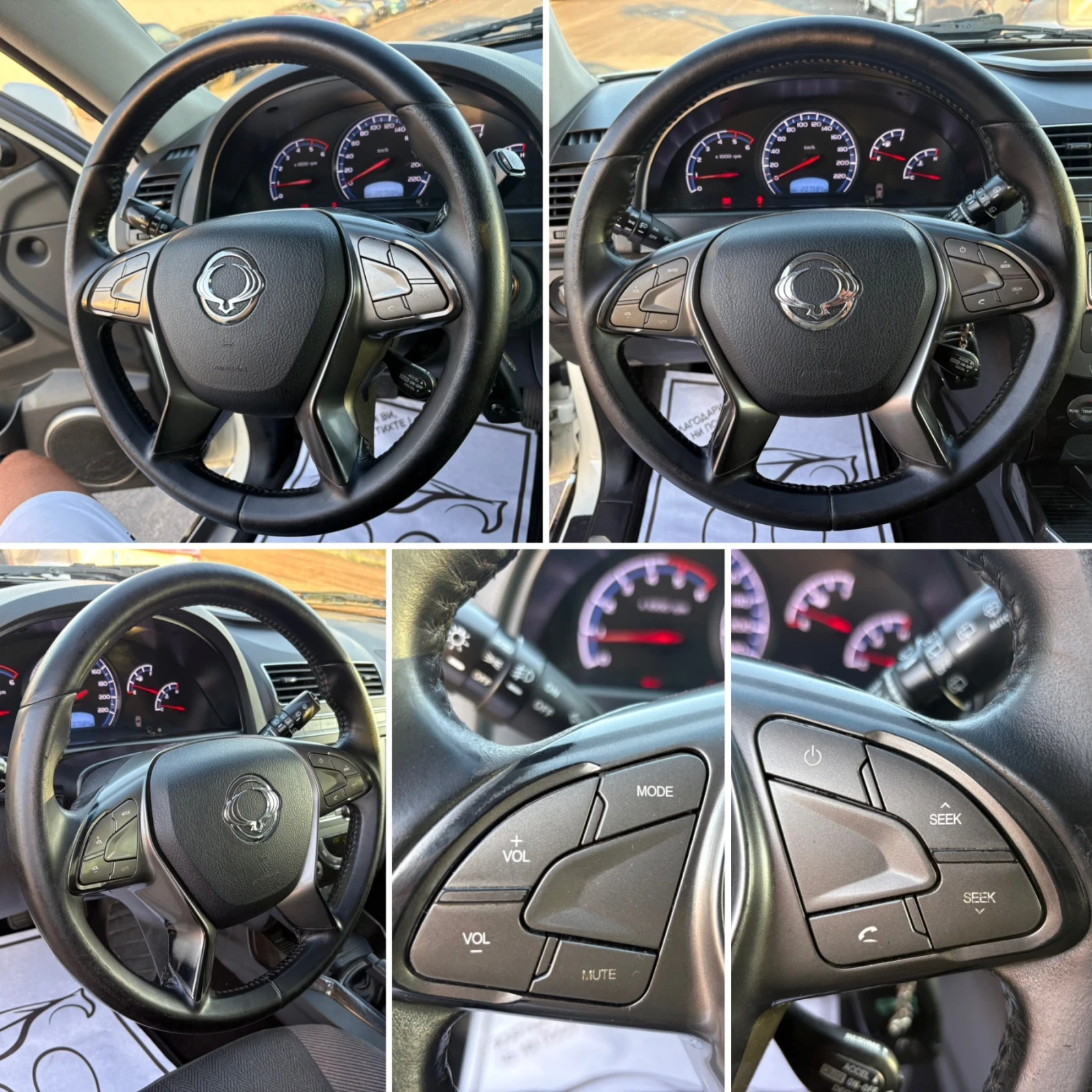 SsangYong Rexton 2.0D Facelift 4х4 БАВНИ ШАСИ Нови гуми EURO6B, снимка 11 - Автомобили и джипове - 55567710