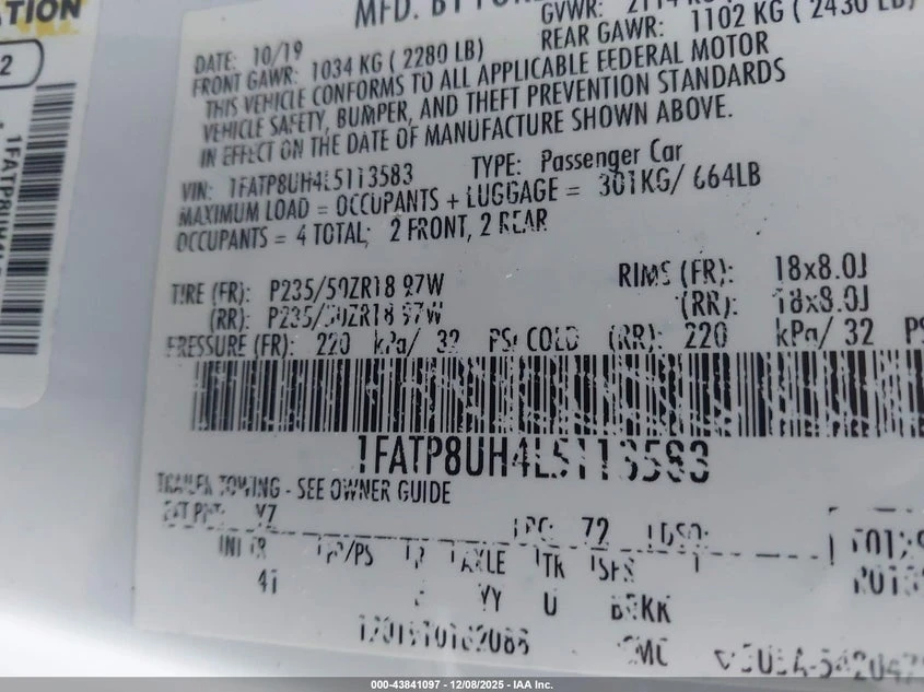 Ford Mustang 2.3l Ecoboost Premium, снимка 9 - Автомобили и джипове - 53874922