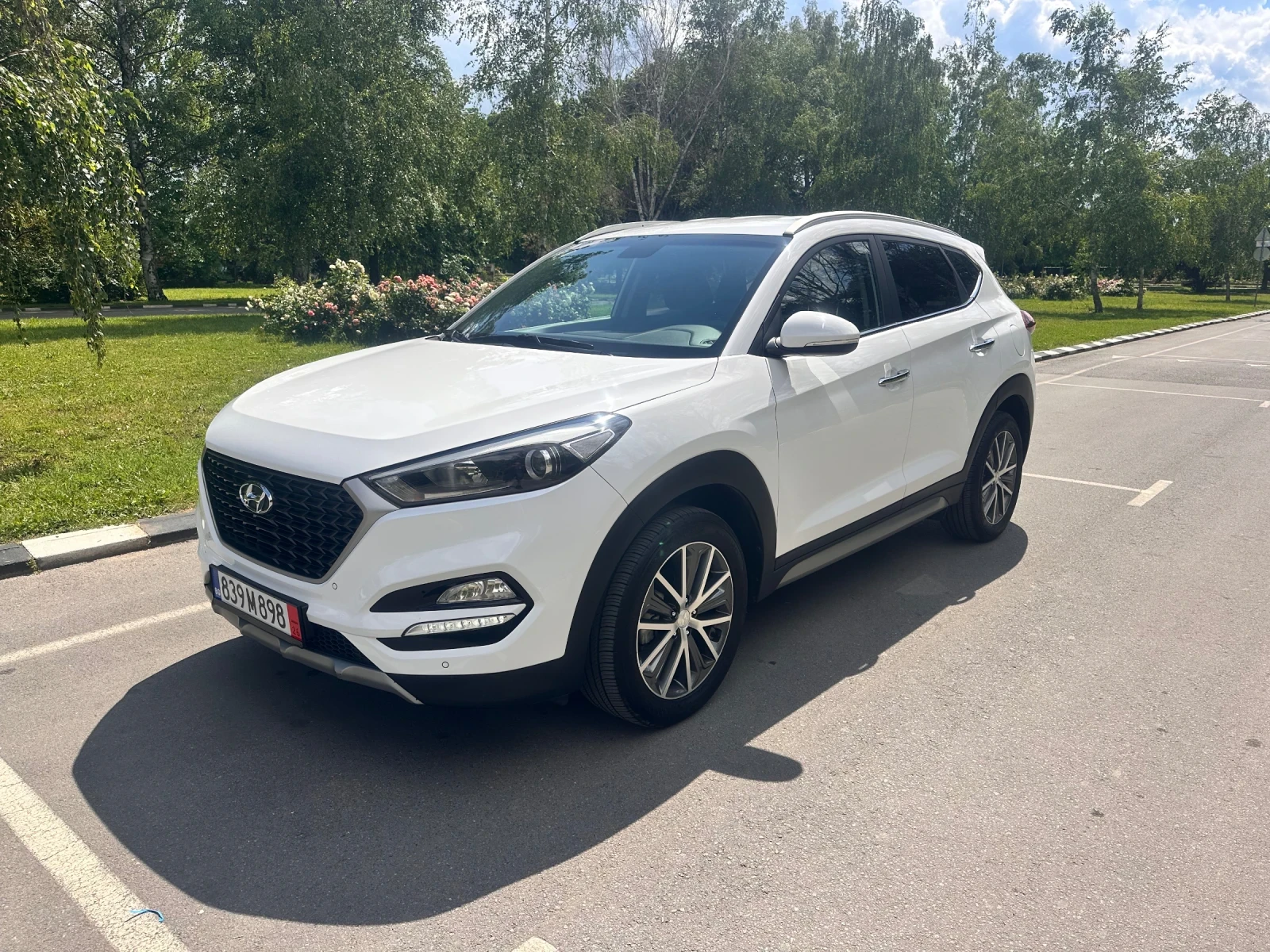 Hyundai Tucson Premium 1.7CRDI Внос от Корея CarPlay Перфектна, снимка 1 - Автомобили и джипове - 54695419