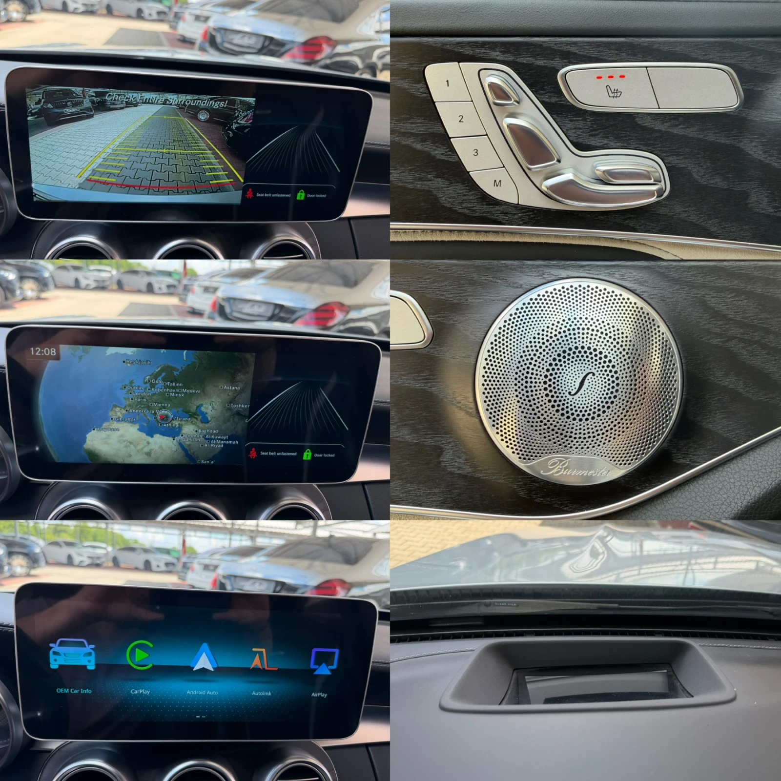 Mercedes-Benz C 63 AMG DESIGNO#BURMESTER#KEYLESS#DISTR#38000KM#УНИКАТ, снимка 16 - Автомобили и джипове - 54828184