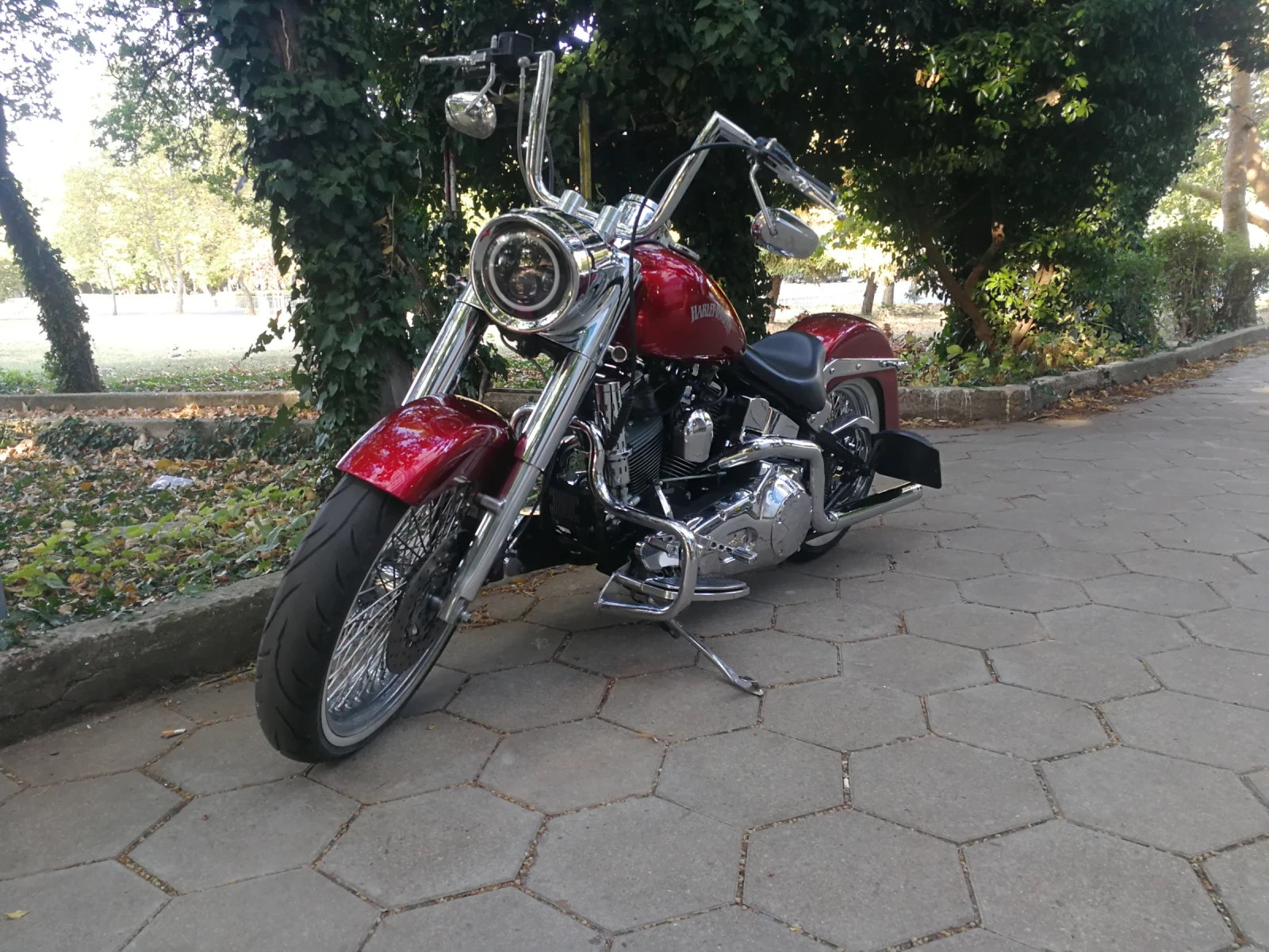 Harley-Davidson Softail FLSTF, снимка 4 - Мотоциклети и мототехника - 55748257