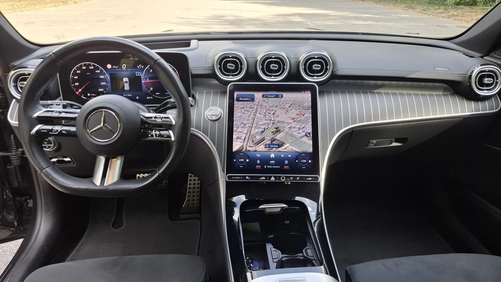 Mercedes-Benz C 220 c220 AMG mildhibrid diesel, снимка 12 - Автомобили и джипове - 56187736