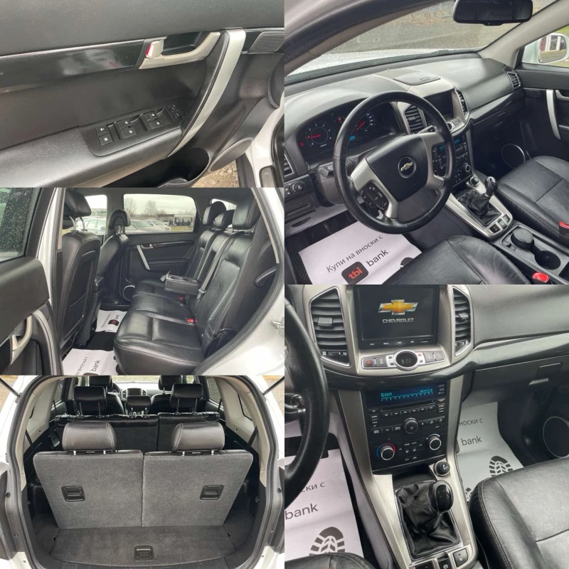 Chevrolet Captiva II Facelift 2.2D(184к)4x4 7места EURO 5A ITALY, снимка 14 - Автомобили и джипове - 52635283