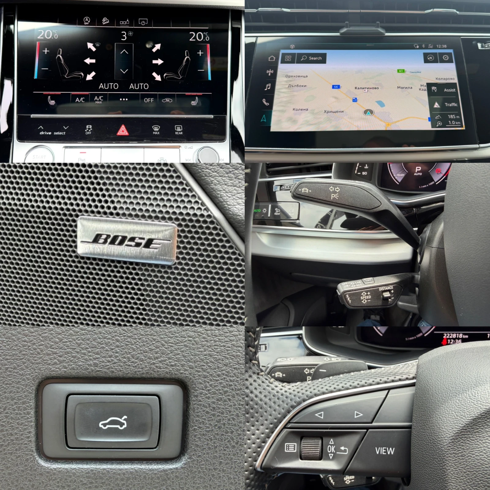 Audi Q8 50TDI#S-LINE#PANORAMA#MATRIX#DISTR#AIRMAT, снимка 16 - Автомобили и джипове - 54936593