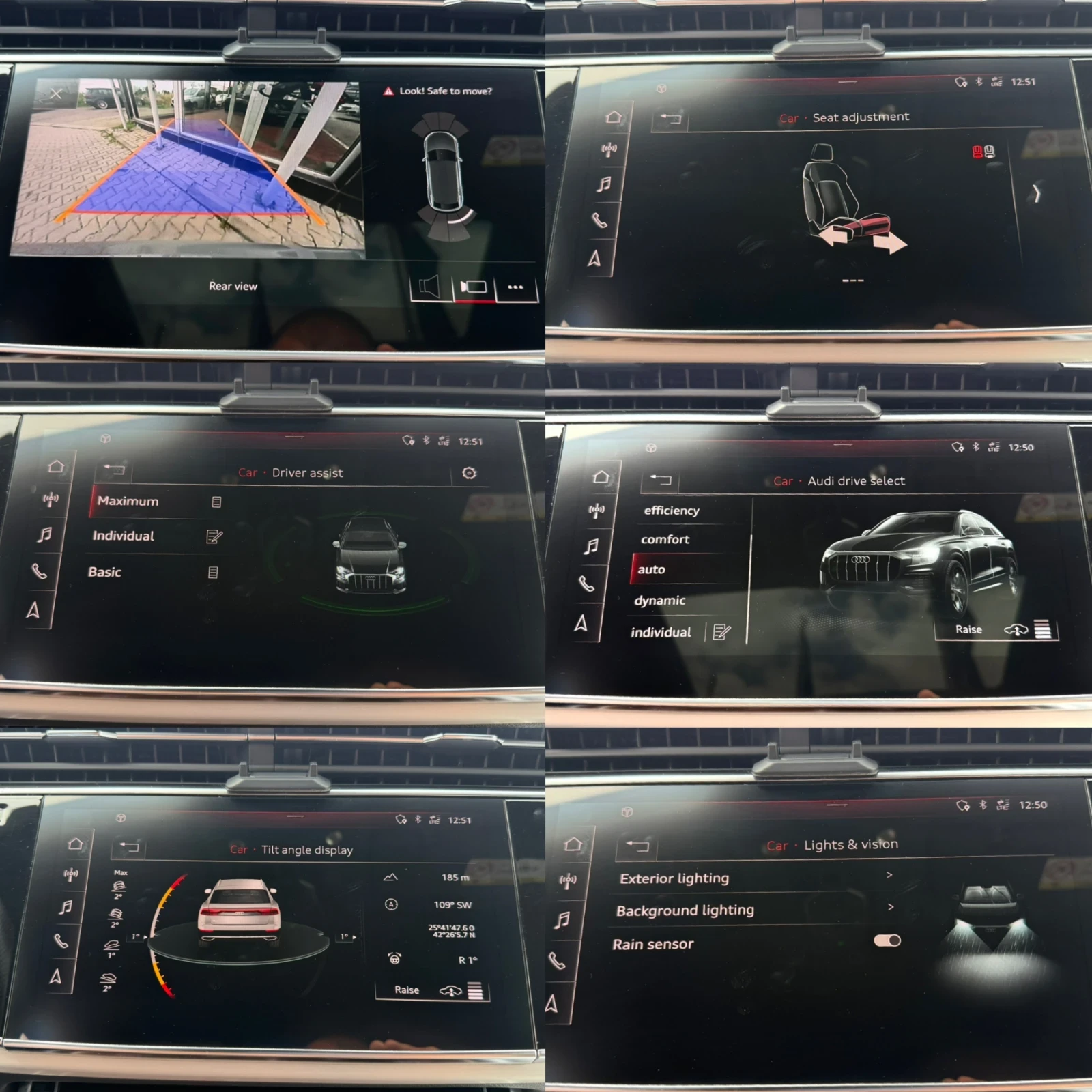 Audi Q8 50TDI#S-LINE#PANORAMA#MATRIX#DISTR#AIRMAT, снимка 17 - Автомобили и джипове - 54936593