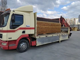 Daf Lf Бордови с кран, снимка 1