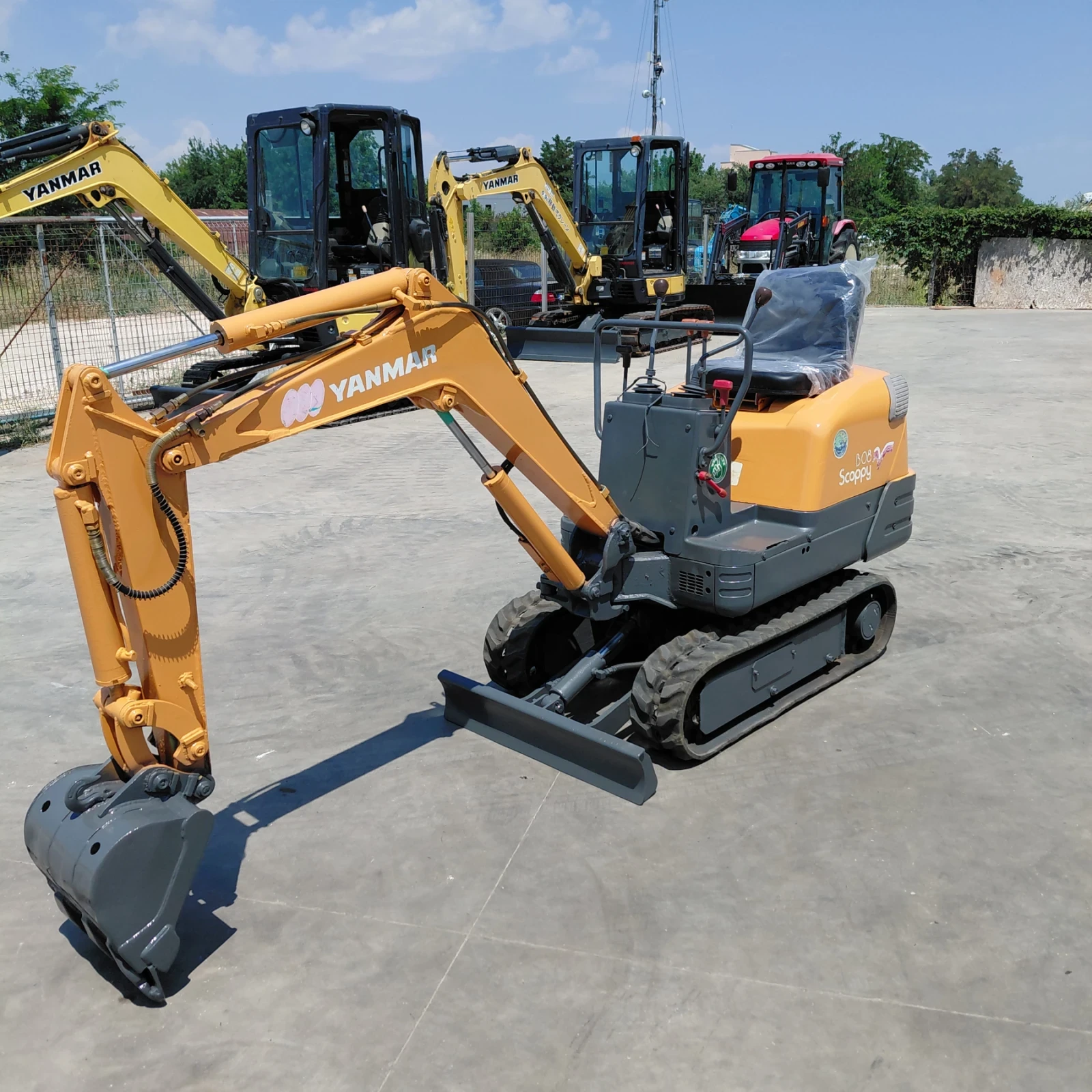 Багер Yanmar B08 * НАЛИЧЕН * 3 ЦИЛИНДЪРА * 