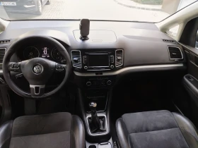 VW Sharan 2.0 TDI 140hp 6ск Hi-line 7места Климатроник Нави, снимка 15