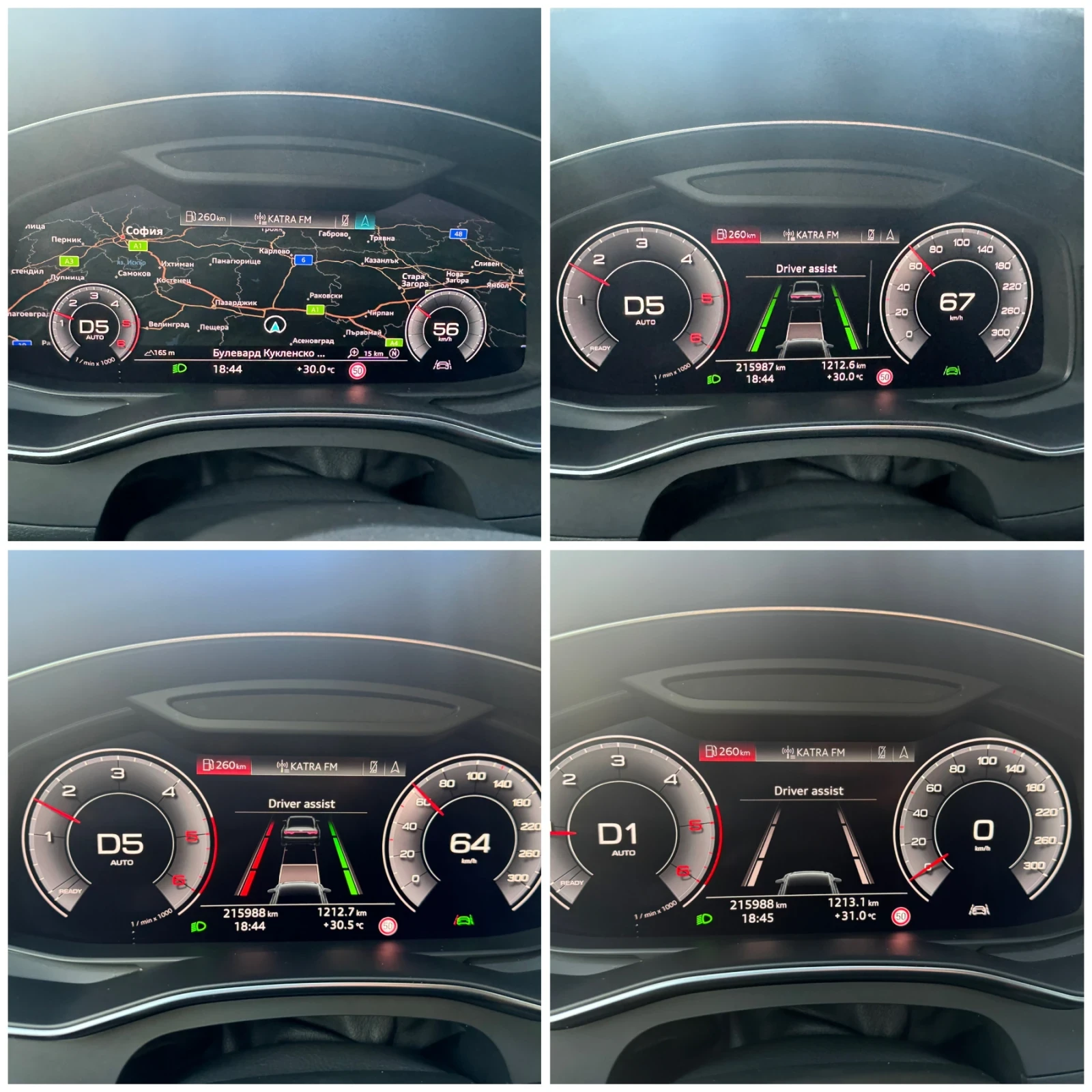 Audi A6 VIRTUAL/DISTRONIC/QUATRRO/360/.!! | Mobile.bg   14
