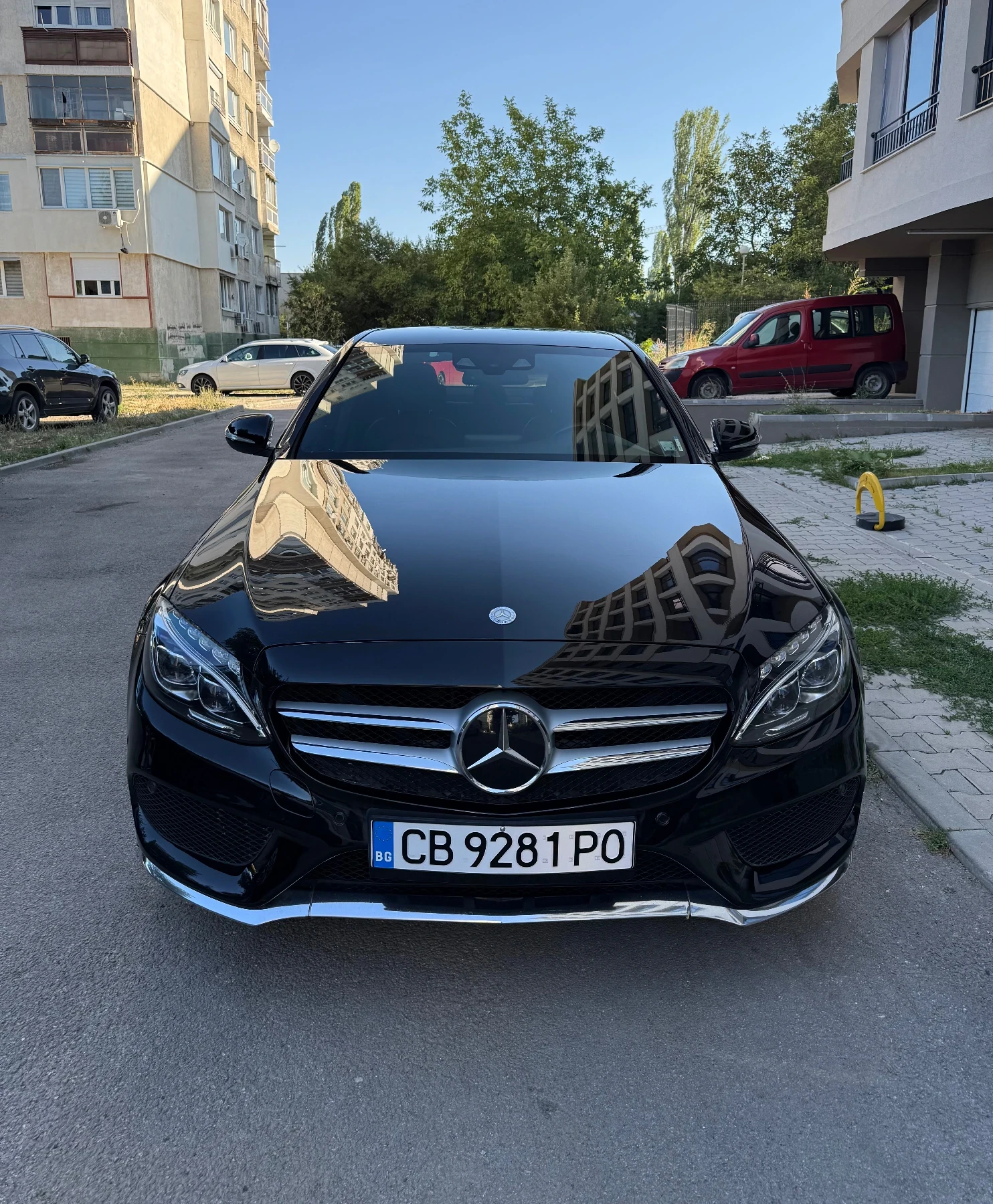 Mercedes-Benz C 300 Diesel+ HybridAMG Line, Burmester | Mobile.bg   1