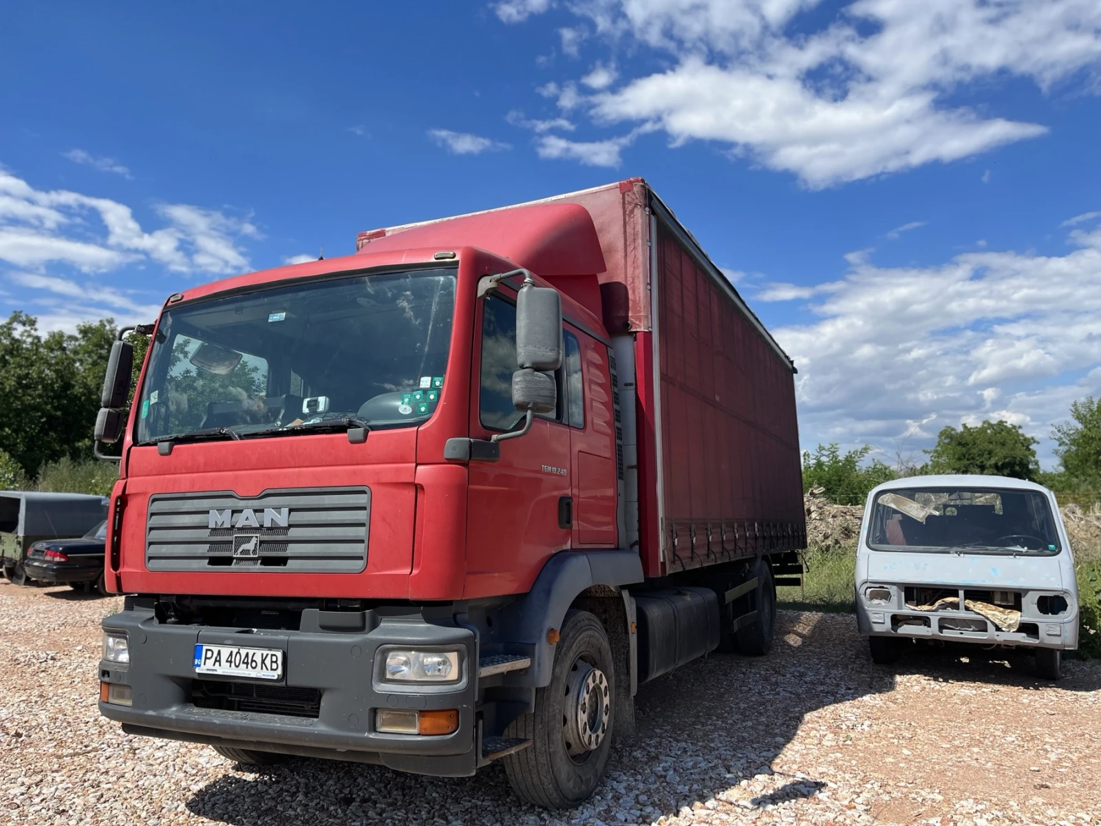 Man Tgm 18.240BL - Тристранна щора, снимка 2 - Камиони - 54815127