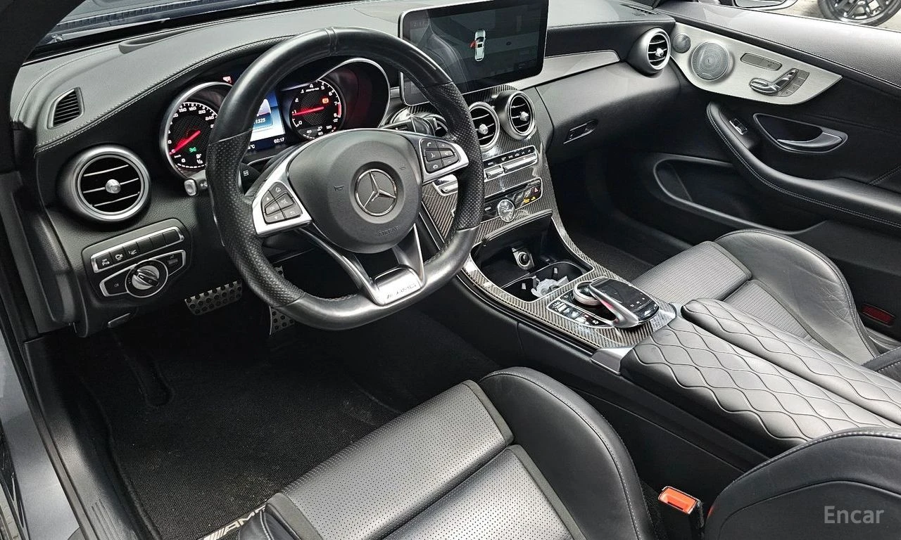 Mercedes-Benz C 63 AMG ПОДГРЕВ* НАВИГАЦИЯ* 360 КАМЕРА, снимка 3 - Автомобили и джипове - 54764623