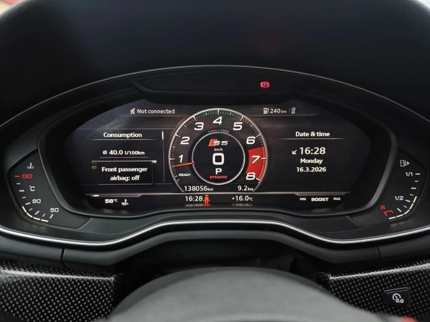 Audi S5 Technik* 360* BANG&OLUFSEN* Шибидах* Подгрев* , снимка 8 - Автомобили и джипове - 55101545