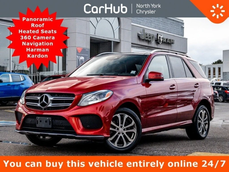 Mercedes-Benz GLE * 350d Panoroof Heated Seats 360 Cam Navi Harman K