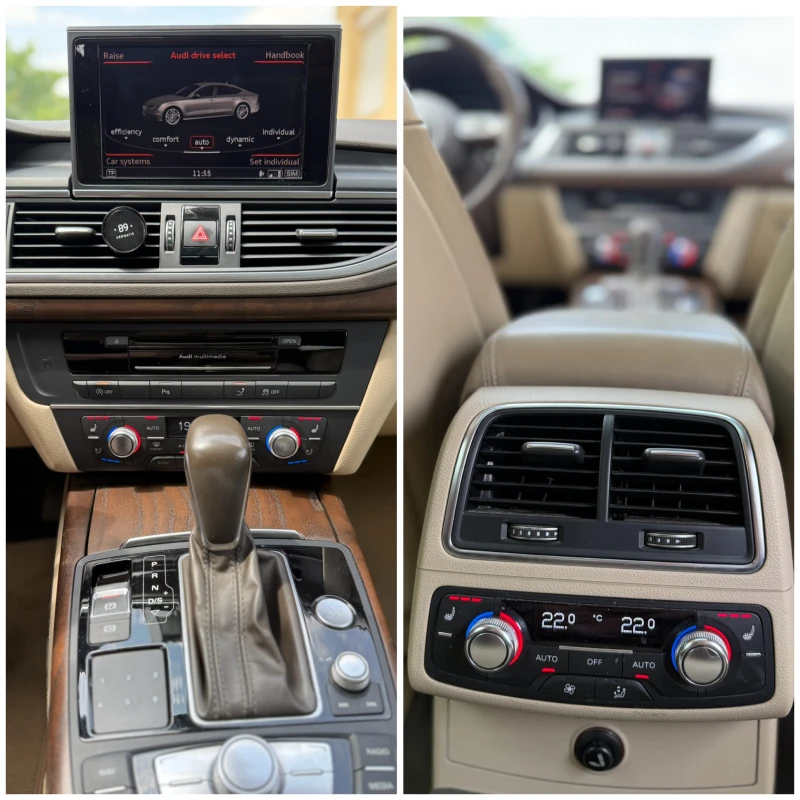 Audi A7 /MATRIX/S-LINE/HEAD UP/DISTR/BOSE/ОБДУХ/ПОДГР./360, снимка 9 - Автомобили и джипове - 52296403