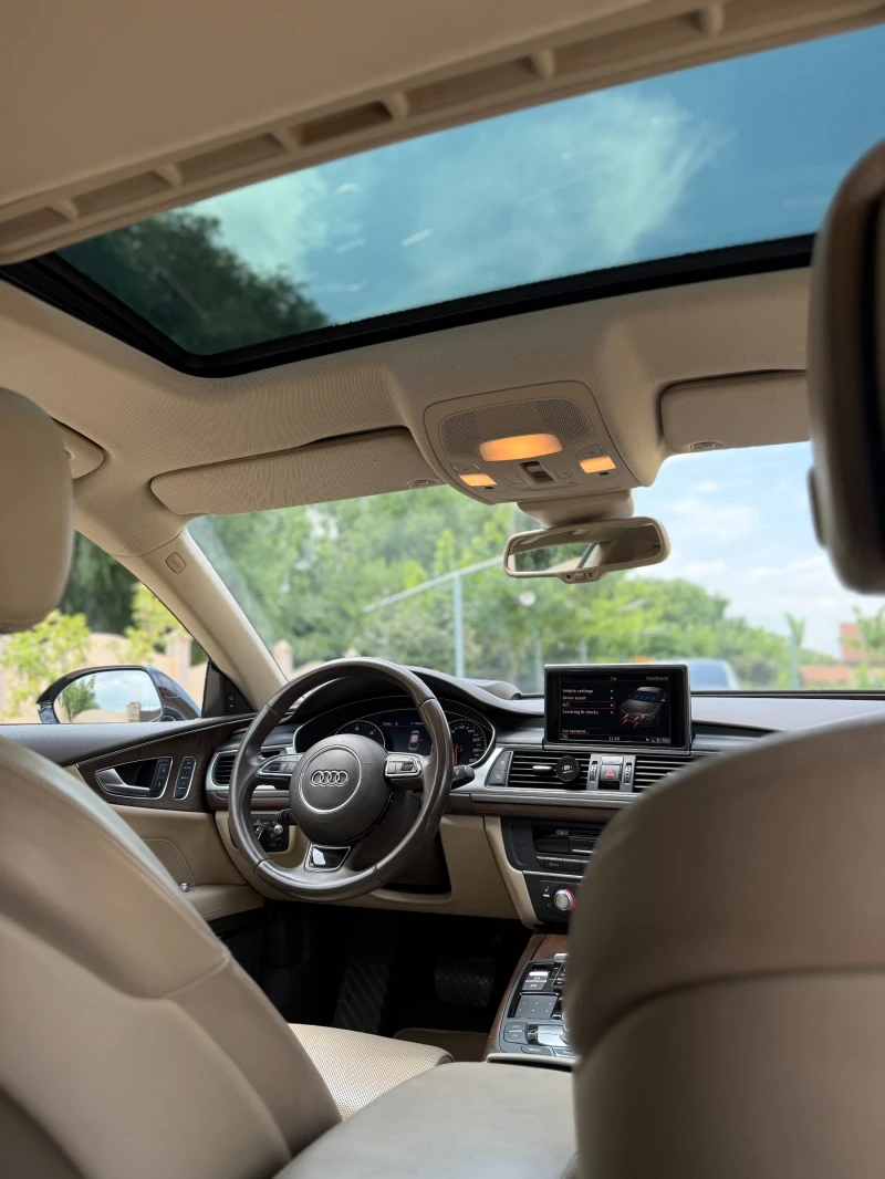 Audi A7 /MATRIX/S-LINE/HEAD UP/DISTR/BOSE/ОБДУХ/ПОДГР./360, снимка 6 - Автомобили и джипове - 52296403