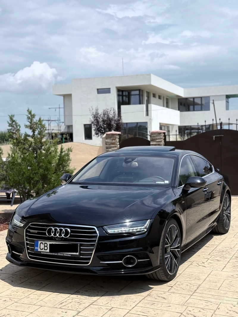 Audi A7 /MATRIX/S-LINE/HEAD UP/DISTR/BOSE/ОБДУХ/ПОДГР./360, снимка 2 - Автомобили и джипове - 52296403