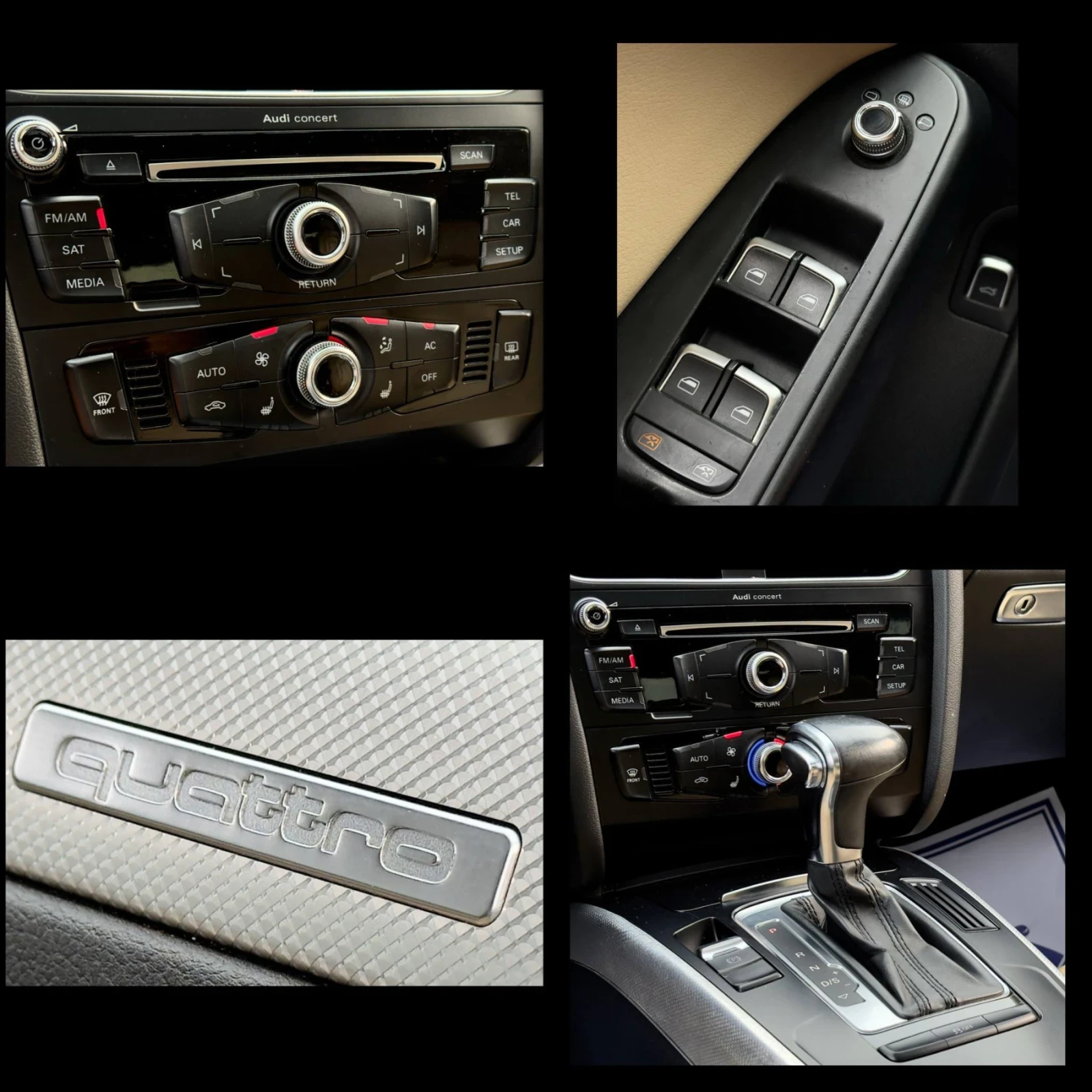 Audi A4 2.0Turbo/4x4/AVTOMAT/8ZF/FACELIFT, снимка 14 - Автомобили и джипове - 55987309