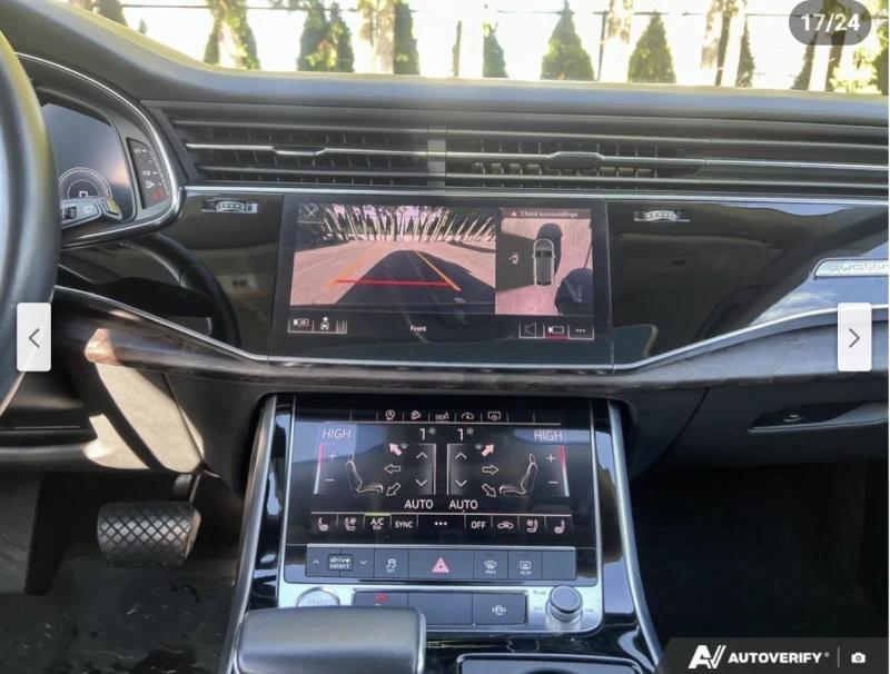 Audi Q8 3.0T* ПОДГРЕВ* ОБДУХВАНЕ* ПАНОРАМА* 360КАМЕРА* КЕЙ, снимка 12 - Автомобили и джипове - 53259007