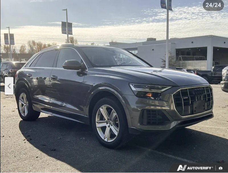 Audi Q8 3.0T* ПОДГРЕВ* ОБДУХВАНЕ* ПАНОРАМА* 360КАМЕРА* КЕЙ, снимка 3 - Автомобили и джипове - 53259007