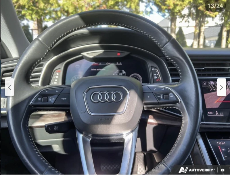Audi Q8 3.0T* ПОДГРЕВ* ОБДУХВАНЕ* ПАНОРАМА* 360КАМЕРА* КЕЙ, снимка 11 - Автомобили и джипове - 53259007