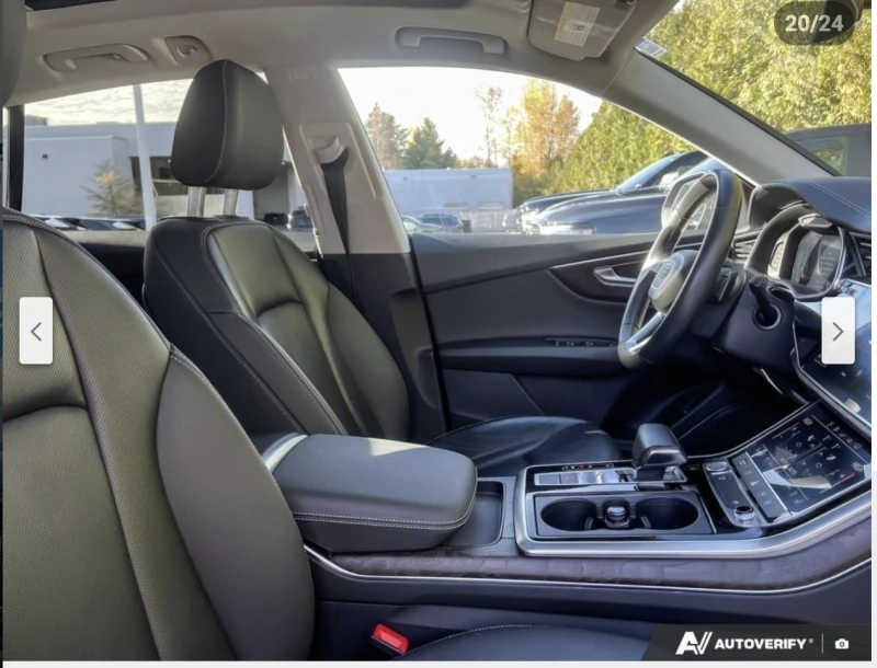 Audi Q8 3.0T* ПОДГРЕВ* ОБДУХВАНЕ* ПАНОРАМА* 360КАМЕРА* КЕЙ, снимка 16 - Автомобили и джипове - 53259007