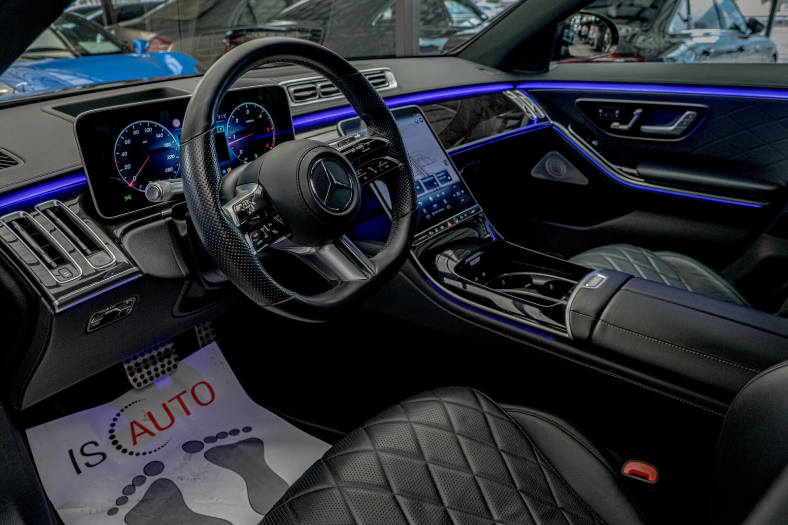 Mercedes-Benz S 400 d/4Matic/MultiBeam/Обдухване/Burmester/Амбиент/Пан - изображение 7