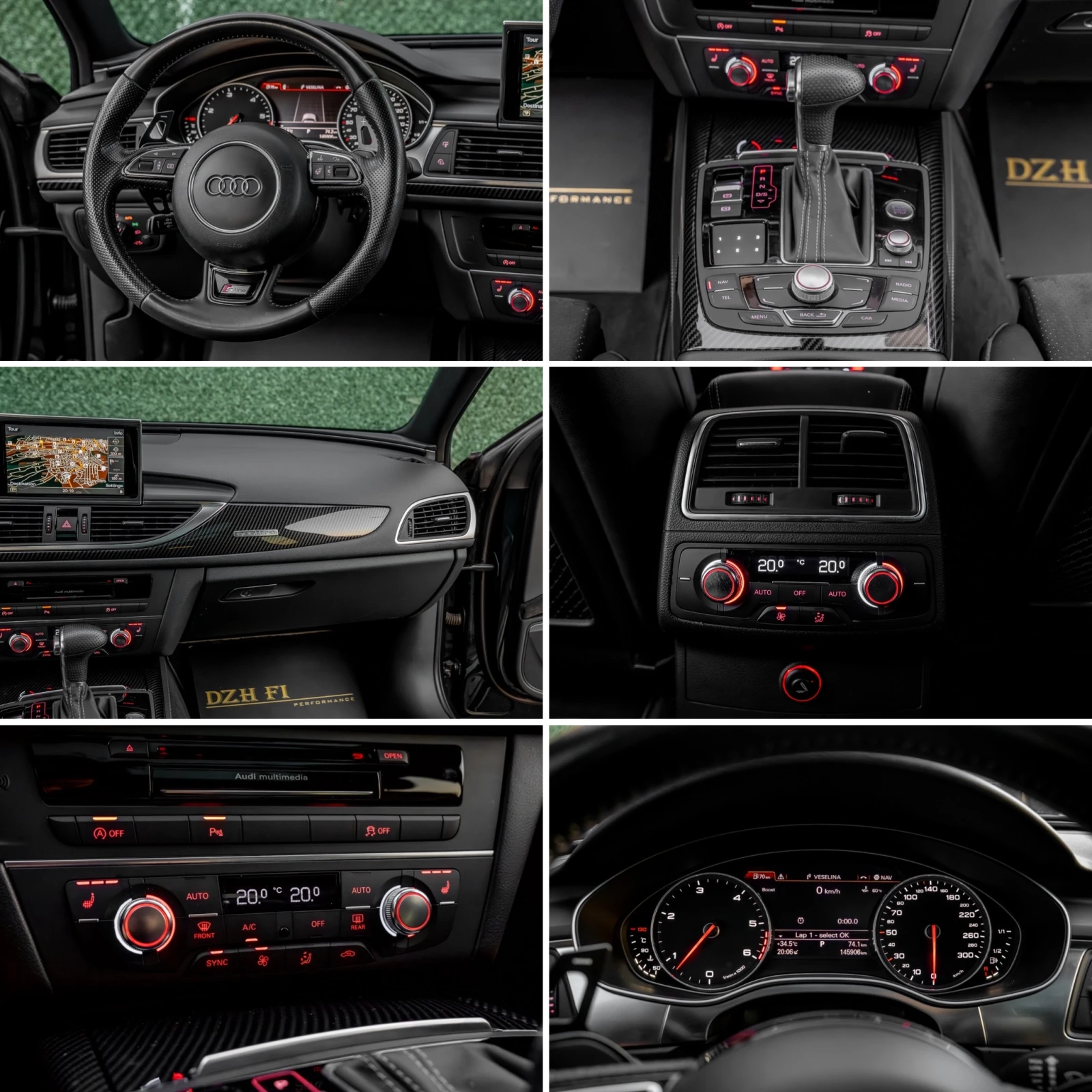 Audi A6 313��/RS6 OPTIC/ACTIVE SOUND/FULL LED/CARBON/BOSE | Mobile.bg � ����������� 12
