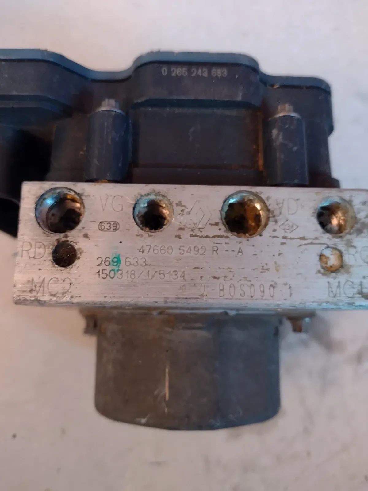 476605492R 026243683 ABS  RENAULT CLIO IV, CAPTUR; DACIA LOGAN, SANDERO 47660 5492 R 0265956285 | Mobile.bg   3