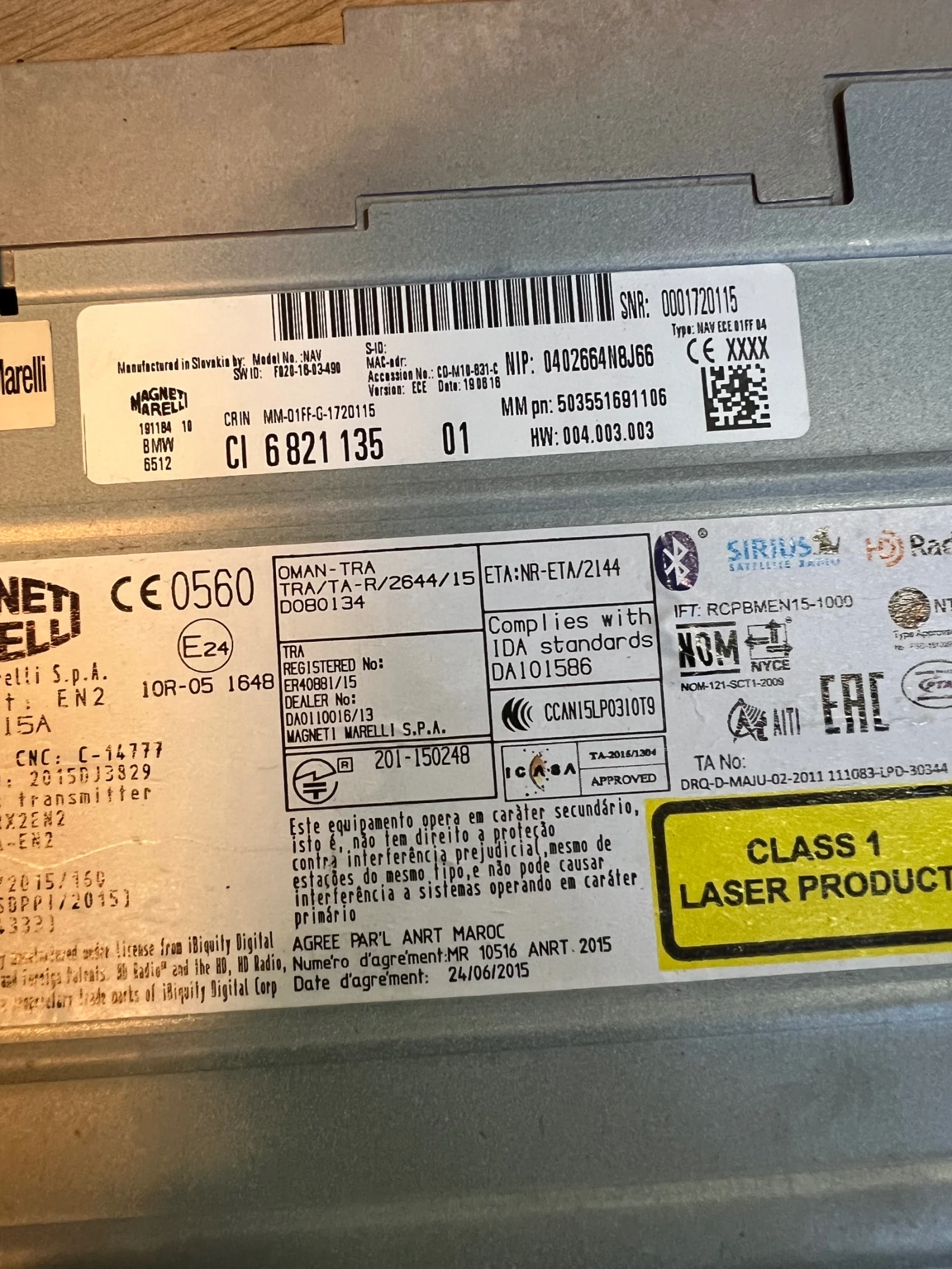 6821135  CD Navigation Control BMW 6821135  | Mobile.bg   2