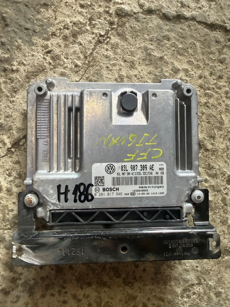 КОМПЮТЪР ECU Volkswagen Tiguan 20TDI CFF 03L907309AE ном 186 03L907309AE-186-14