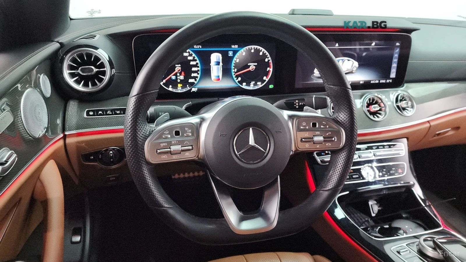 Mercedes-Benz E 450 4MATIC/AMG-LINE/DRIVE-ASSISTS/SUNROOF, снимка 7 - Автомобили и джипове - 55719685
