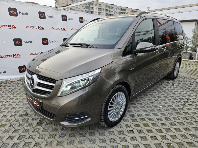 Mercedes-Benz V 250 2.2CDI-190кс= ДИСТРОНИК= 360= BURMESTER= OБДУХВАНЕ, снимка 6 - Бусове и автобуси - 48417619