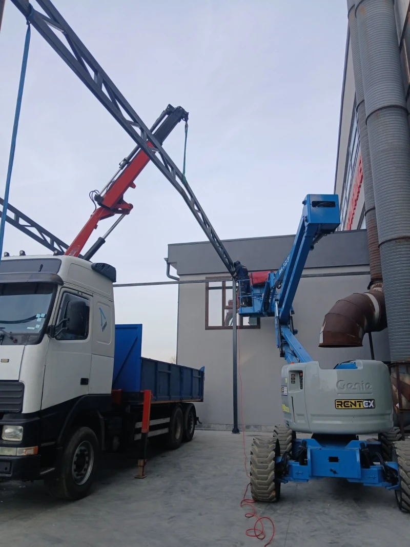 Volvo F12 Самосвал с кран 12 метра , снимка 8 - Камиони - 53130490