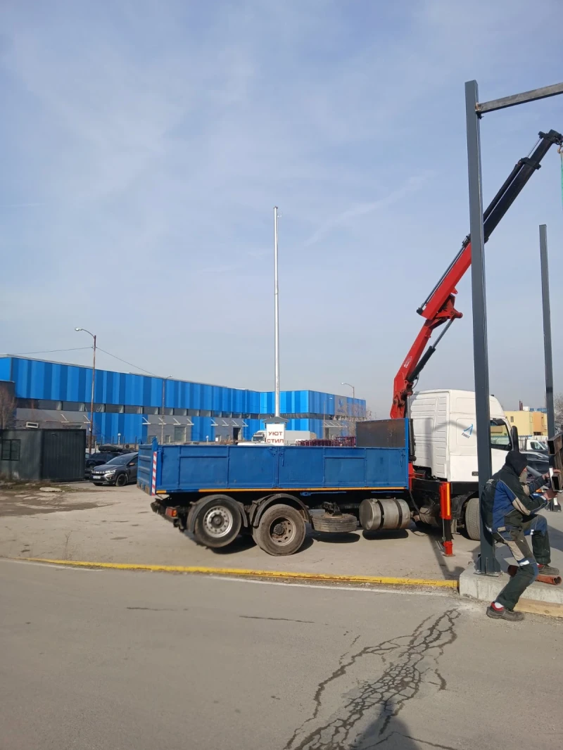 Volvo F12 Самосвал с кран 12 метра , снимка 6 - Камиони - 53130490