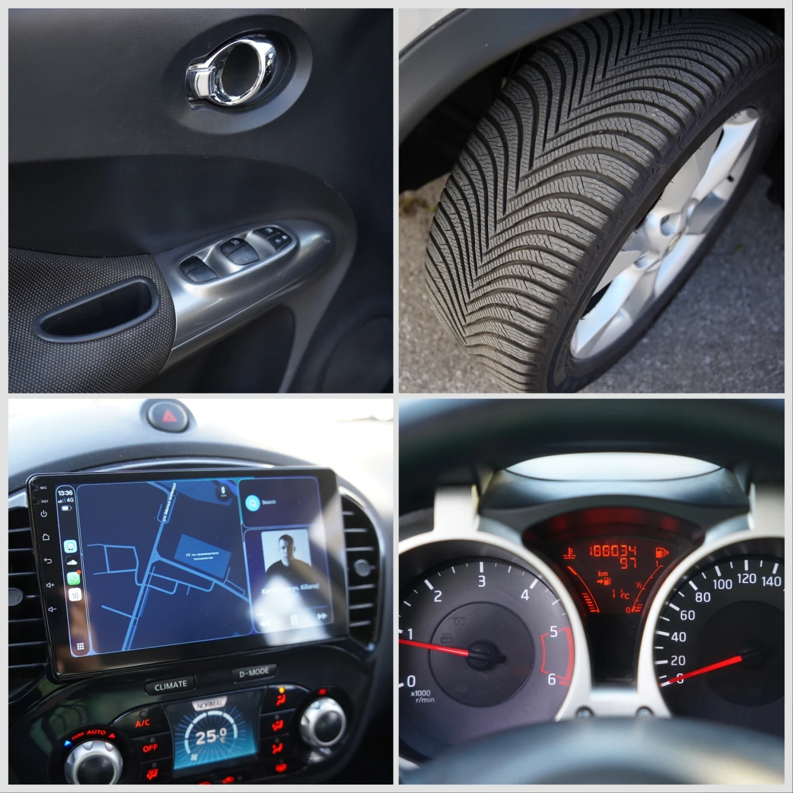 Nissan Juke 1.5dci* 6 Navi* Android*   Michelin | Mobile.bg   11