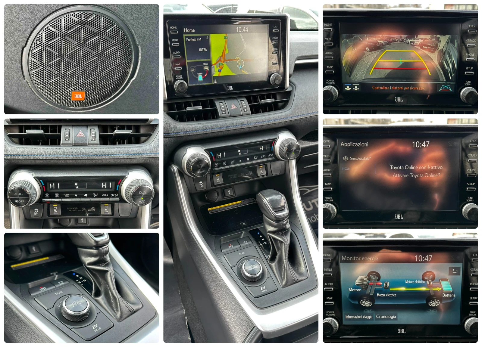 Toyota Rav4 2.5HYBRID 222HP AWD-i JBL CAM DISTRONIC, снимка 13 - Автомобили и джипове - 53911235