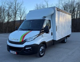 Iveco 35c18 3.0* HI-MATIC* БОРД* ФУРГОН+ ЩОРА* КЛИМА* 3.5т, снимка 1