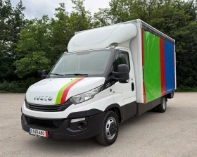 Iveco 35c18 3.0* HI-MATIC* БОРД* ФУРГОН+ ЩОРА* КЛИМА* 3.5т, снимка 1